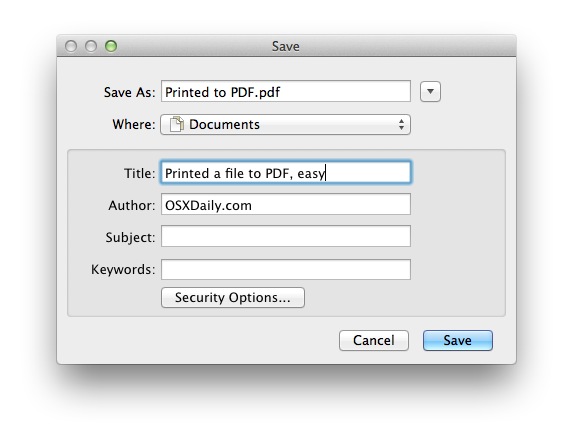 Pdf document maker for mac
